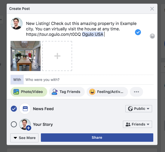 How to post a panorama picture on Facebook